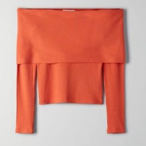 Aritzia Babaton Off the Shoulder Sweater